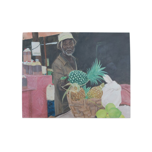 Juego de manteles individuales - El vendedor de frutas