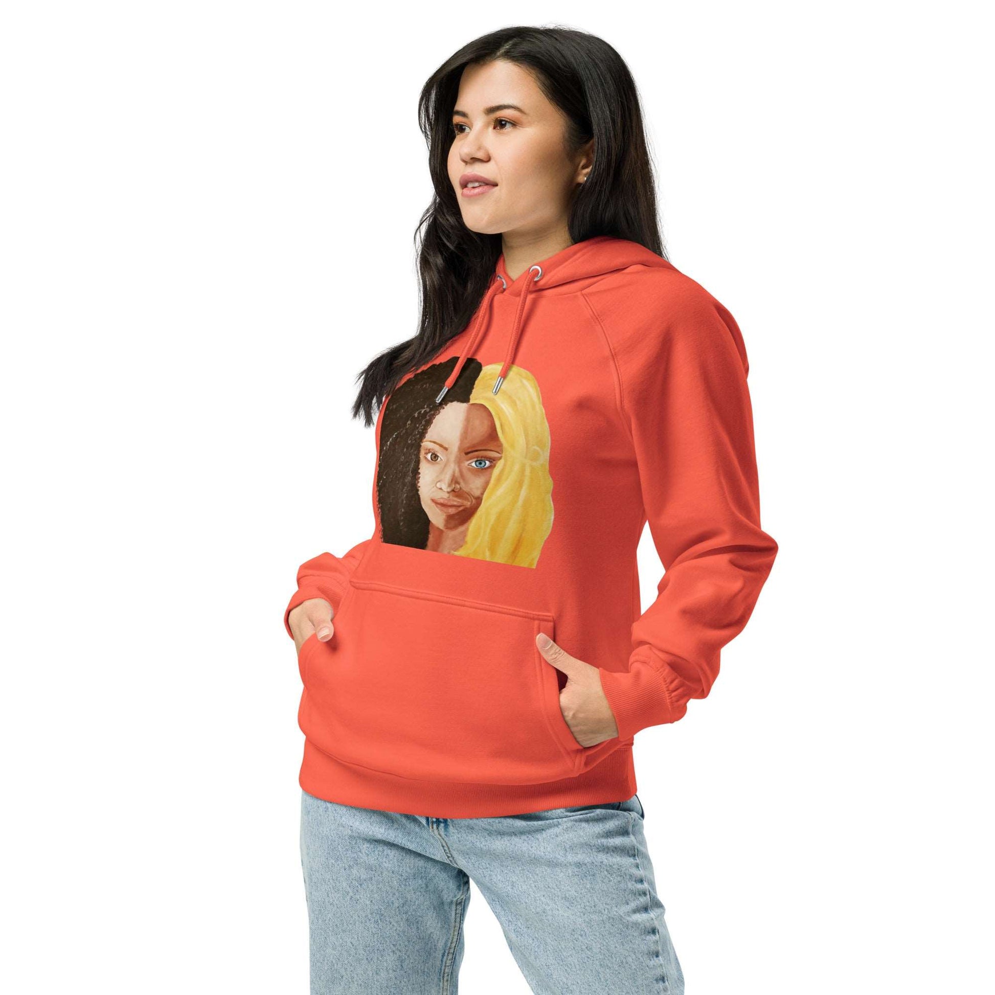 Unisex eco raglan hoodie - MixtUp