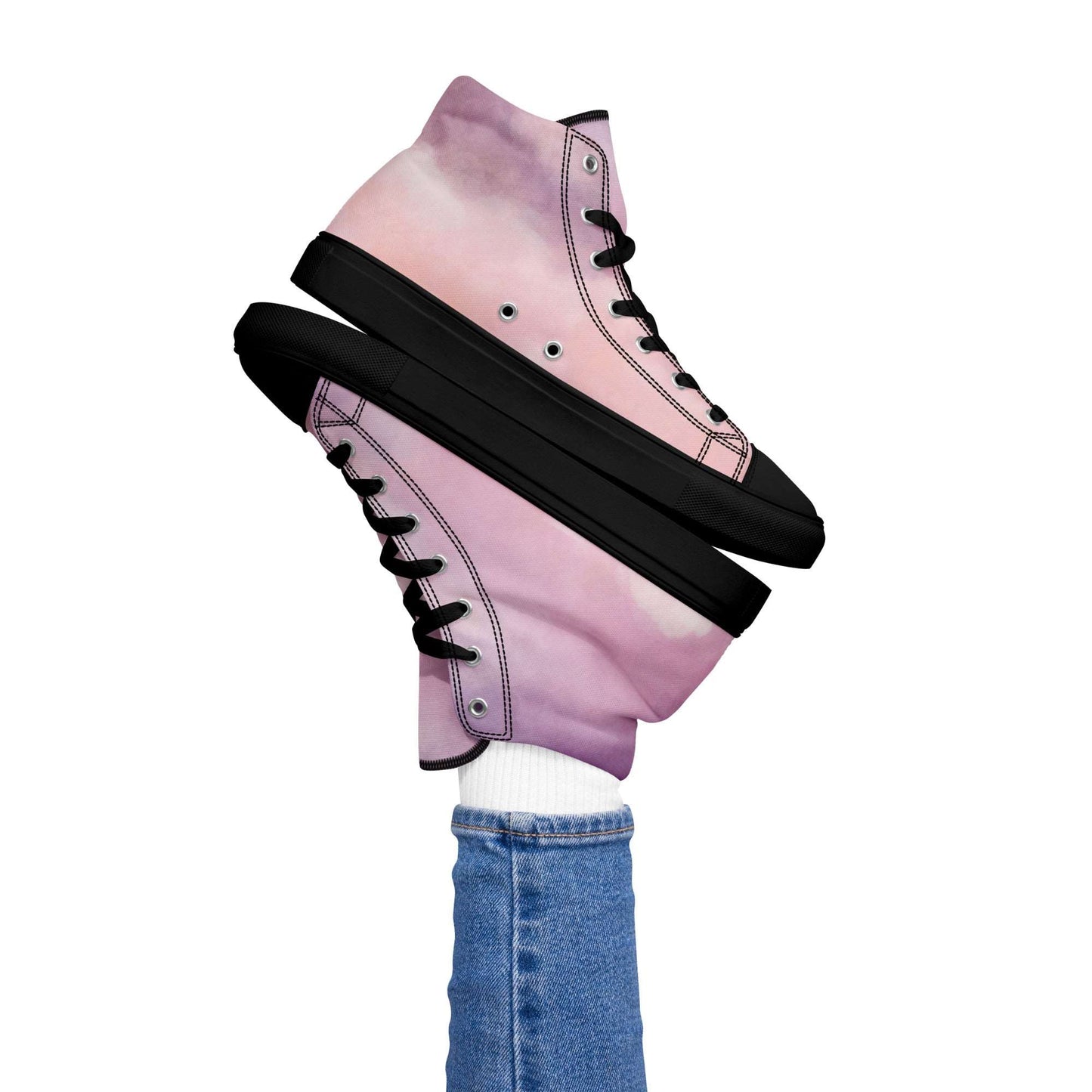 Women’s high top canvas shoes