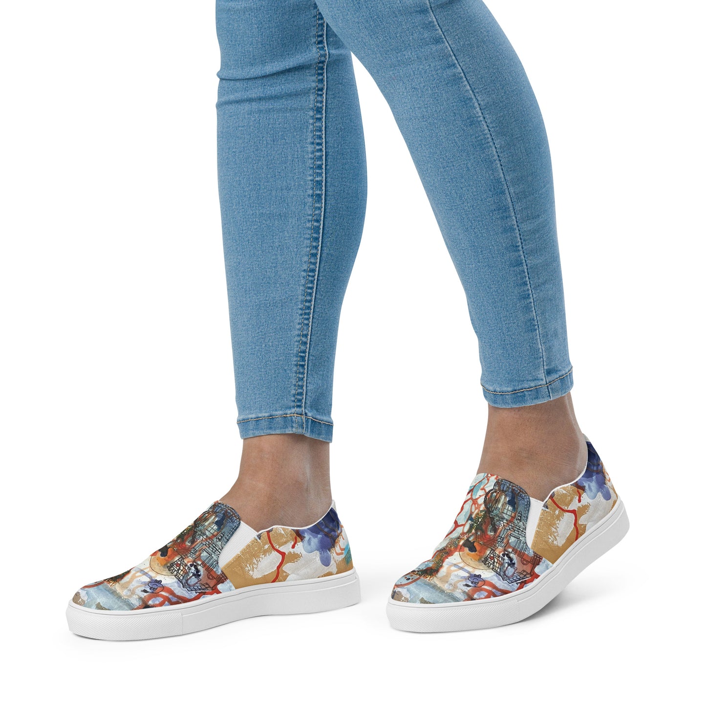 Chaussures slip-on en toile pour femme - Freedom