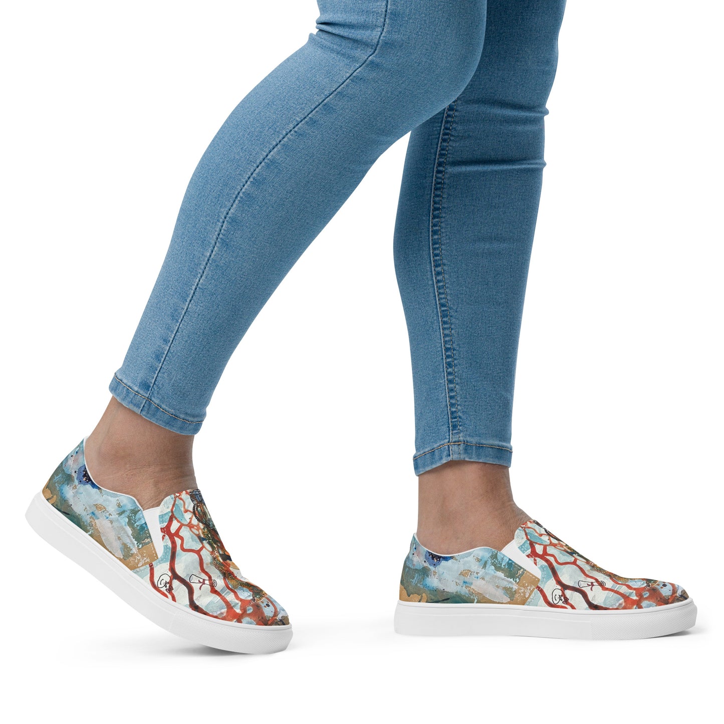 Chaussures slip-on en toile pour femme - Freedom
